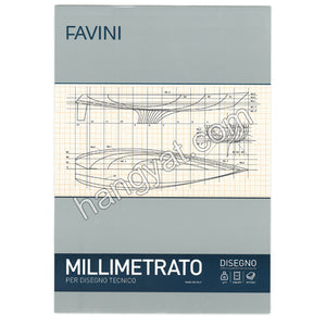 FAVINI Disegno Millimetrato 毫米繪圖格仔簿_1