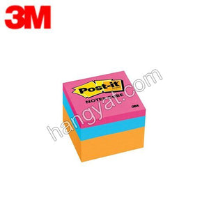 "3M" Post-it® Notes Cube 2051-NMC 3色便條紙 2" x 2" (47.6 x 47.6mm)_1