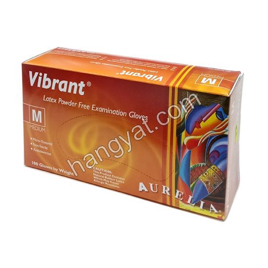 Vibrant 外科乳膠手套 (100隻) - 沒粉_1