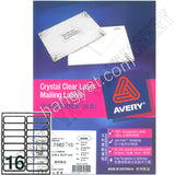 Avery 透明鐳射打印標籤 L7562-10 10張裝, 16格/頁_1