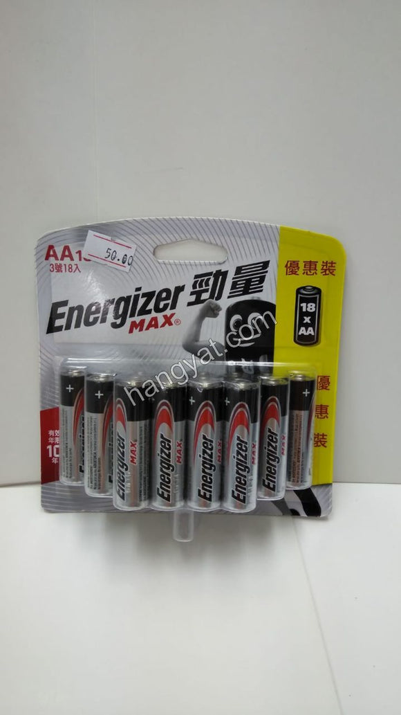 Energizer® 勁量 LR6 1.5V AA 鹼性電池-18粒_1