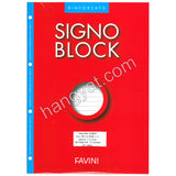 Favini Signo Block 8mm 單行簿, A4 80g 40's(適用2/4孔快勞)_1