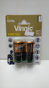 "Vinnic" 銀戰士 SUM2 R14 1.5V C 碳性電池 - 2粒_1