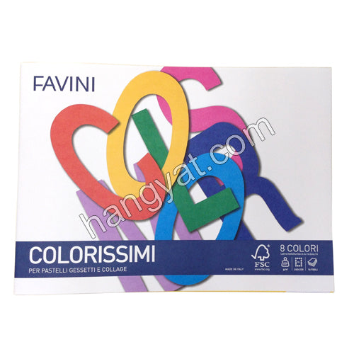 Favini 8色畫簿- D4. 220g, 16張_1