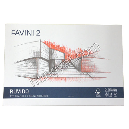 Favini Ruvido 白色畫紙, D3, 110g, 10張_1