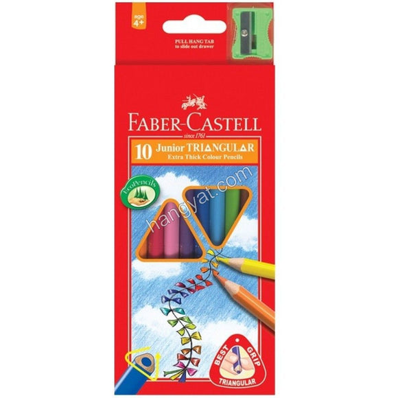 Faber-Castell 三角彩色鉛筆 - 10枝裝_1