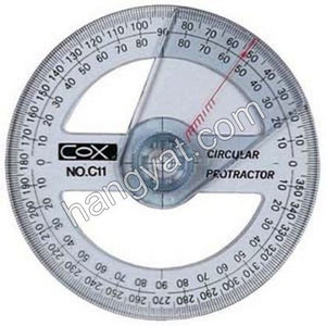 "Cox" 可旋轉式圓形尺(10cm) No.C11_1