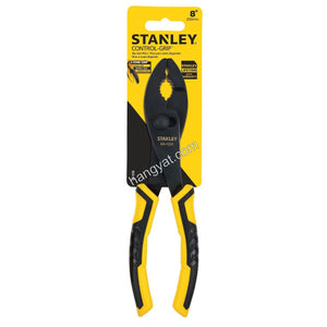 "Stanley" 84-026 黃柄黑鯉魚鉗 - 8"_1