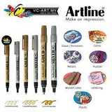 "Artline " 1.2mm (金/銀)漆油筆/Paint Marker  #990XF_2