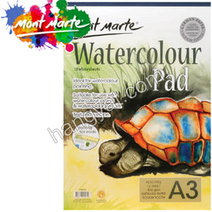 Mont Marte MSB0065 A3 300gsm Watercolour Pad - 12 sheet German Paper_1