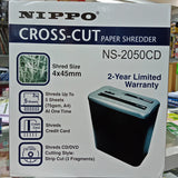 NIPPO NS-2050CD 碎紙機(4x45mm段粒狀 ) - 5張紙_2