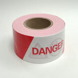 "Globe" 紅/白警示圍欄帶 - 3"x300米 危險 Danger_2