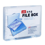 Deli 5701 透明塑料文件盒 - A4_2