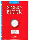 Favini Signo Block 8mm 單行簿, A4 80g 40's(適用2/4孔快勞)_2