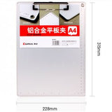 "Comix" A4鋁合金單板夾,側有呎-A7011_2